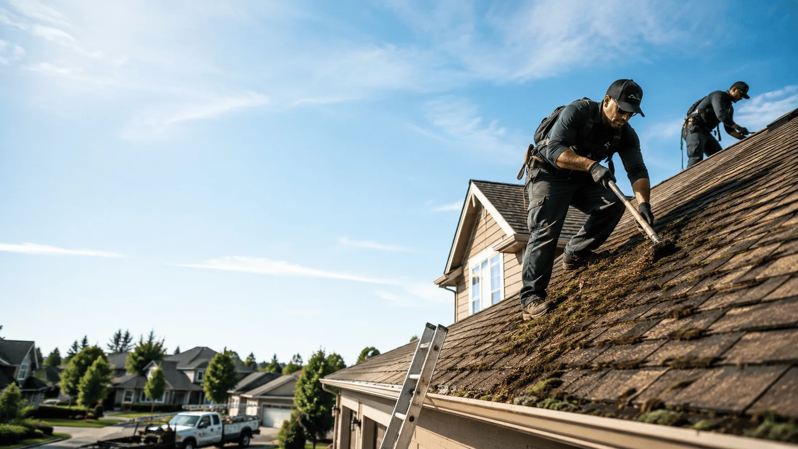 Roof Moss Removal in Ostrander, OH near me